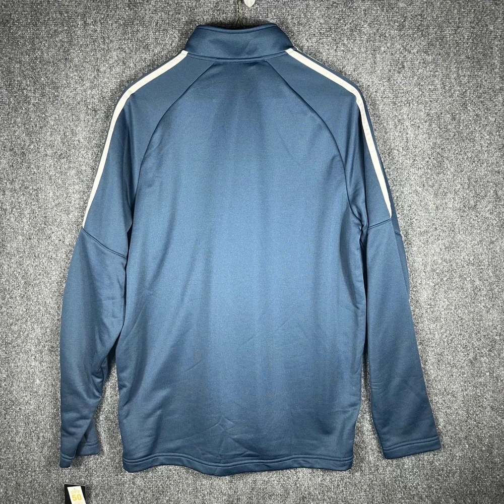 Adidas Golf Pullover Mens Medium Crew Navy French Terry 1/4 Zip‎ ADVS20R736 NEW